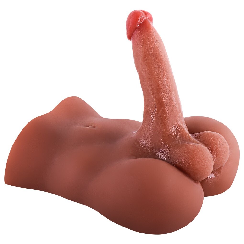 Sekspoppen Torso met Huge Dildo Testikels en Anale Gat voor Gay Mannen Vrouwen 2.83kg | 6.2lbs